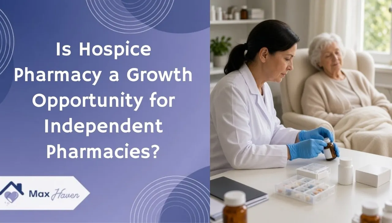 Independent pharmacy team evaluating hospice pharmacy growth and service readiness.